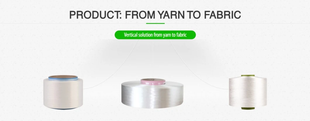 POY 50d/72f 100% Recycle Polyester Yarn for Weaving with Grs