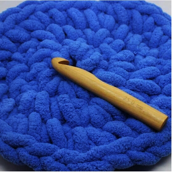 Charmkey Soft 100% Polyester Velvet Chenille Yarn for Knitting Baby Bernat Blankets