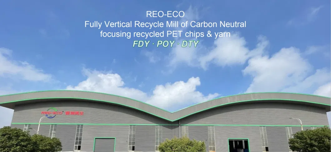 Cost-Effective Recycled Polyester FDY 150d/144f Filament Yarn with Grs Certification