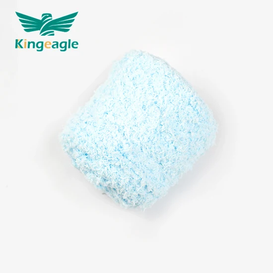 Kingeagle gros tricot chenille gros fil 100 % polyester couverture