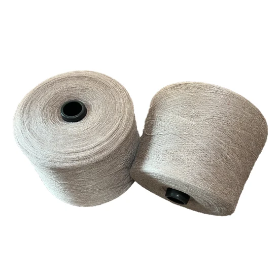 48nm/2 50% viscose 22% nylon 28% PBT filé à noyau mélangé pour tricoter un pull