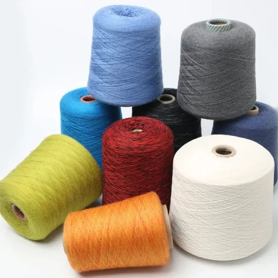 Fils à noyau filé 50 viscose 22 nylon 28 PBT 2/48 fils mélangés pour le tricot